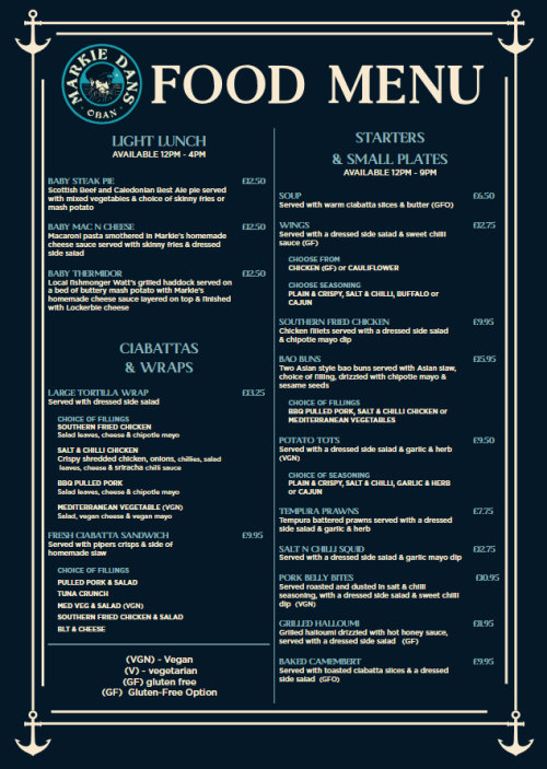 Food Menu